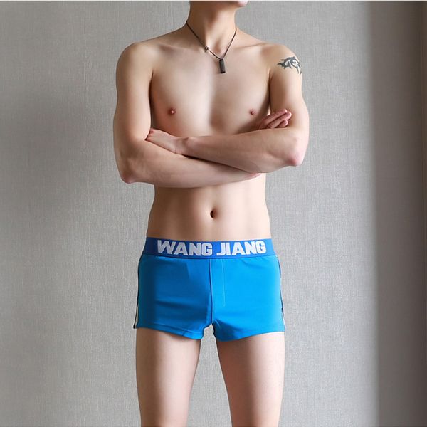 

3pieces/lot male panties mens underwear boxers breathable man boxer shorts men solid pure cotton underpants gay comfortable panties, Black;white