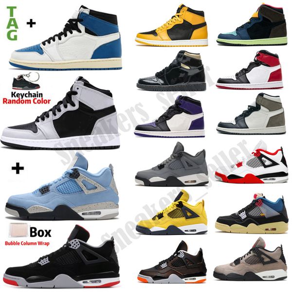 

mens 1 high og jumpman basketball shoes electro orange shadow university blue women 4s bred obsidian unc black cat pure money starfish fire