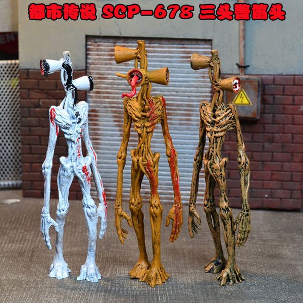 

hyfrdfthe оригинальный scp6789 полиция сирена игрушек свисток человек городская легенда монстр приюта фонда ручной работы подарок modelgdr, Silver