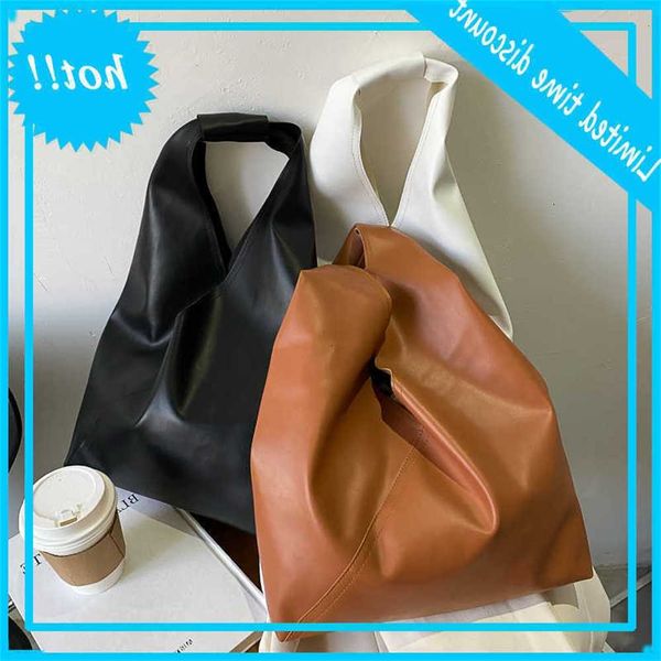 

casual new arrival laziness wind large capacity shoulder bag women solid color korean fashion handbag