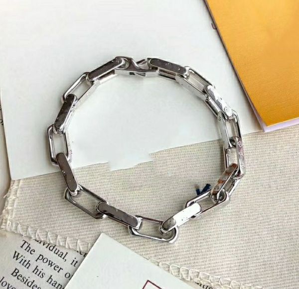 

fashion mans beacelets for women wrap cuff slake alloy bracelets with alloy buckle couple nature jewelry with box, Silver
