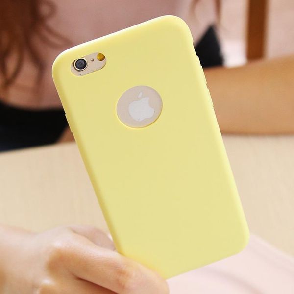 

ультратонкий твердый цветной матовый цвет candy case для iphone 5 5s 6 6s 7 8 плюс 6plus 6splus 7plus x silicon tpu sqcxir