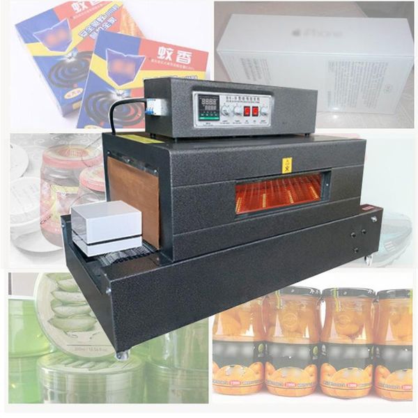 

pvc pp pof heat shrinkable film packaging machine book tableware carton plastic packaging machine laminating