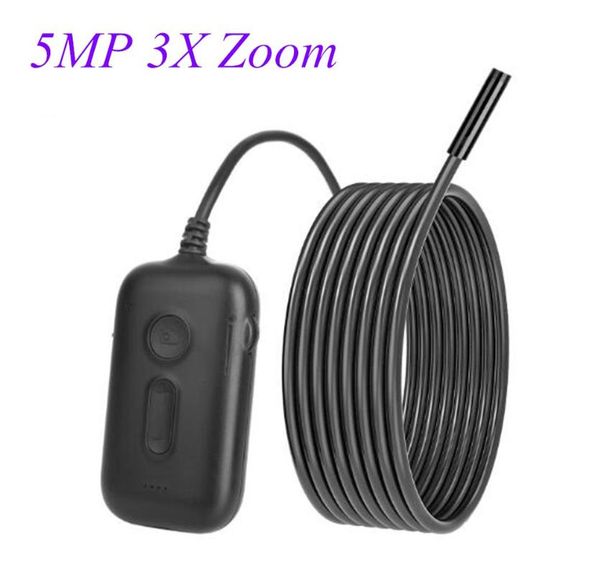 

14mm 5mp 1944p wireless wifi 3x zoom cmos borescope