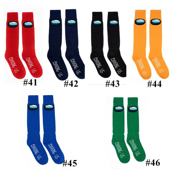 

game among us stockings men women long socks cartoon designer fashion sport cotton socks winter warm basketball sock sale e120901, Pink;yellow