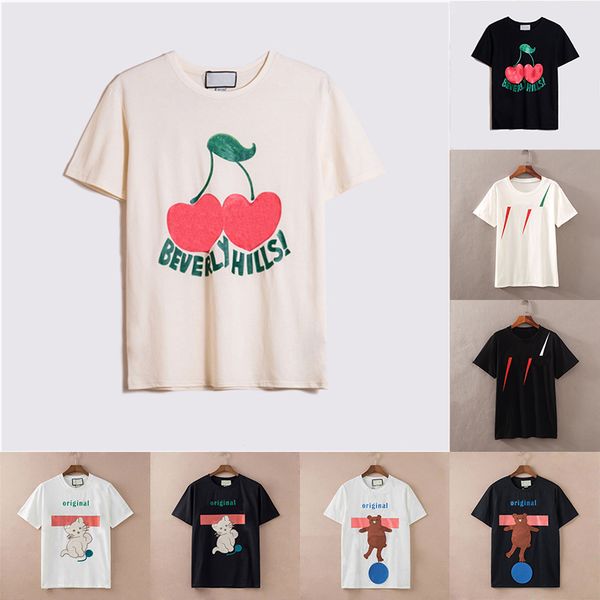 

New Womens Mens Designers T Shirts Tshirts Fashion Letter Printing Short Sleeve Lady Tees Luxurys Casual Clothes Women s T-shirts Clothing, White