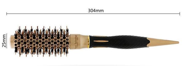 

4 размер прическа содерживание керлинг-инструмент керамические железные железнодорожные волосы кисть высокотемпературные устойчивые круглый, Silver
