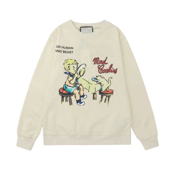 

mens womens hoodie for spring autumn casual men sweatshirt with letter printed fashion streetwear hoodies clothing 2 colors, Black