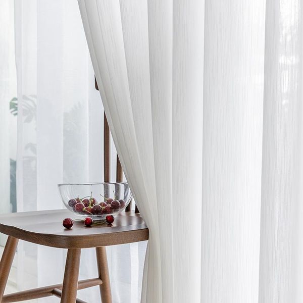 

cityincity white modern curtains for living room strip jacquard kitchen curtain for bedroom voile window ready made curtain