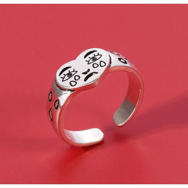 

2020 новая любовь экспрессия кольцо дизайнер творческое выражение кольцо сплава аксессуары 2020 новый jllwup bdecoat, Golden;silver