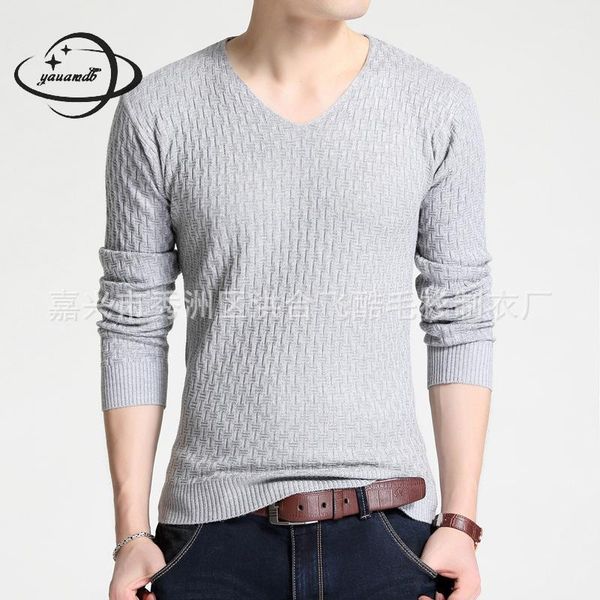 

mens sweaters spring autumn female pullovers clothing v-neck long sleeve casual solid color slim comfortable man clothes h411, White;black