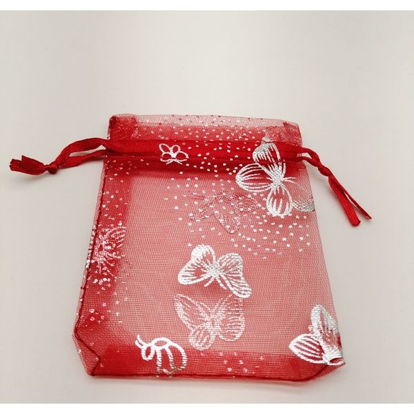 

100 шт. 7x9 9x12 11x16 13x18 бабочка butterza bags babyfly draw string подарочная сумка для ювелирных изделий упаковочная сумка дисплей дисп