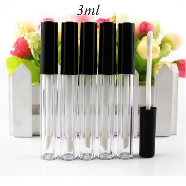 

50pcs/lot l 10ml plastic lip gloss tube small lipstick tube with leakproof inner sample cosmetic conta qyluvg