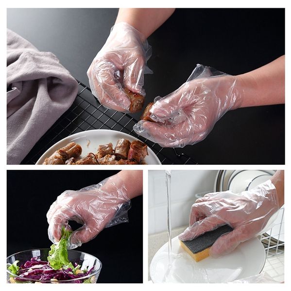 

factorycvzffood for 100pcs/bag prep gloves plastic disposable cooking,cleaning,food handling kitchen accessories eea2037