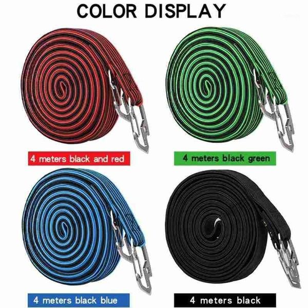 

4m luggage strap buckle tie-down belt cargo straps for car motorcycle bike tow rope buckle ratchet strong metal bag outdoor1, Black;gray