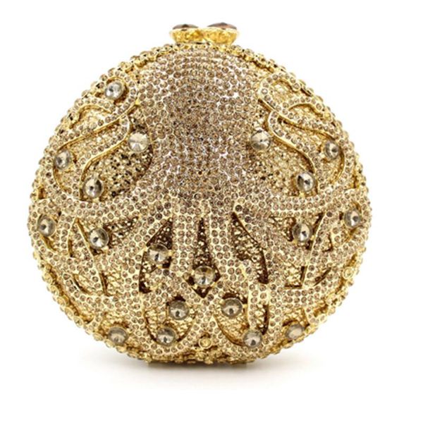 

crystals evening clutches gold party purse luxury women rhinestones evening bags clutch ladies dinner banquet shoulder bags