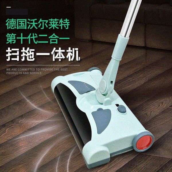 

vaccum cleaner rotate 180 degrees wireless electric mop rechargeable electric mop hand push wet and dry floor cleaning machine