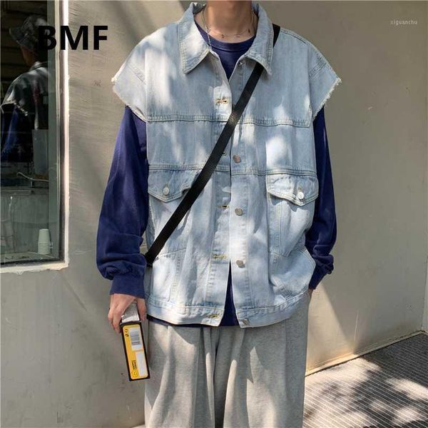 

kpop clothes fashion hip hop denim jacket korean style loose oversized coat 2020 streetwear fashion jean jacket men clothing1, Black;white