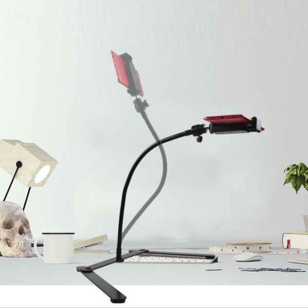 

new universal phone holder bedside night table grade metal abs material cellphone lazy stand mount high quality