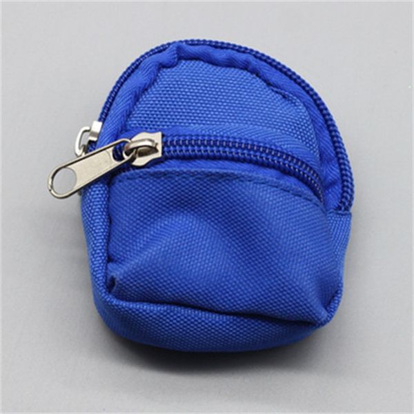 

lovely doll change clothes knapsack bjd small schoolbag double deck zipper pocket purse dolls accessories new 3 7sjh1