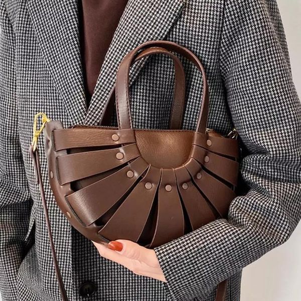 

ladies tote bag 2021 fashion new high-quality pu leather women's designer handbag vintage shoulder messenger bag