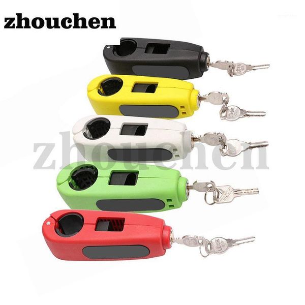 

6 color motorcycle scooter handlebar safety lock brake throttle grip security lock anti theft protection security xp0011
