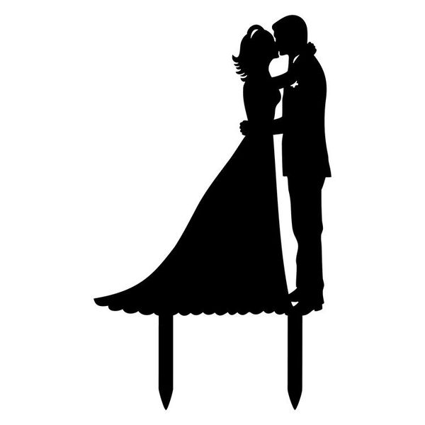 

multi colors sweety bride groom mr & mrs acrylic cake flags cake er for wedding anniversary party decoration sale