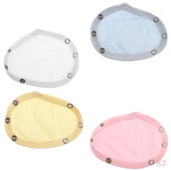 

8pcs baby kids vest / bodysuit extender adjustable length 100% cotton1, White