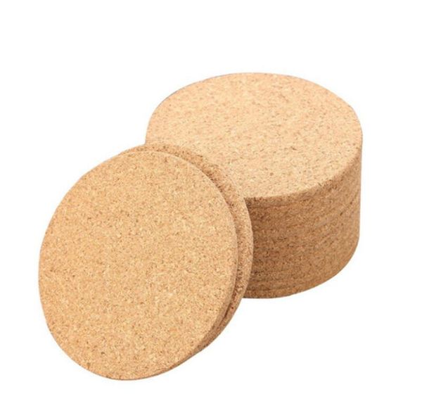 

500pcs classic round plain cork coasters drink wine mats cork mats drink wine mat ideas for wedding pa bbybqj yh_pack