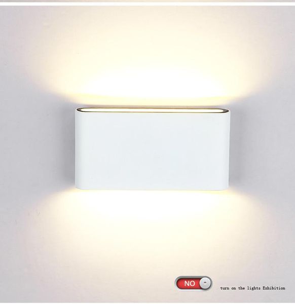 

wall lamp antiniya waterproof outdoor led source up and down lighting modern minimalist indoor engineering porch garden light