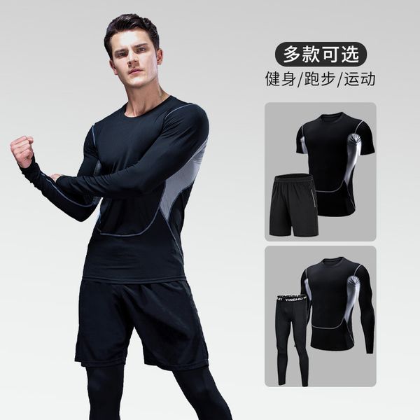 

selling men's yoga fitness suit, Gray