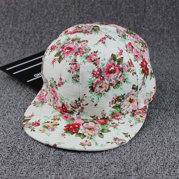 

flb] flower label snapback cap hip hop cap floral casquette snap back fashion baseball cap gorras men fitted snapback hat sqcqqe, Black;white