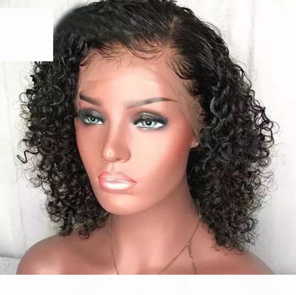 

selling natural black synthetic lace front wigs baby hair high temperature fiber soft human hair wigs for women, Black;brown