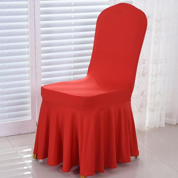 

chair covers solid color cover polyester stretch elastic slipcovers white for dining room kitchen wedding banquet el