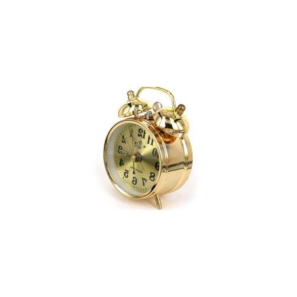 

new old fashioned clockwork alarm clock vintage wound-up manual mechanical alarm cl jlluti lucky2005