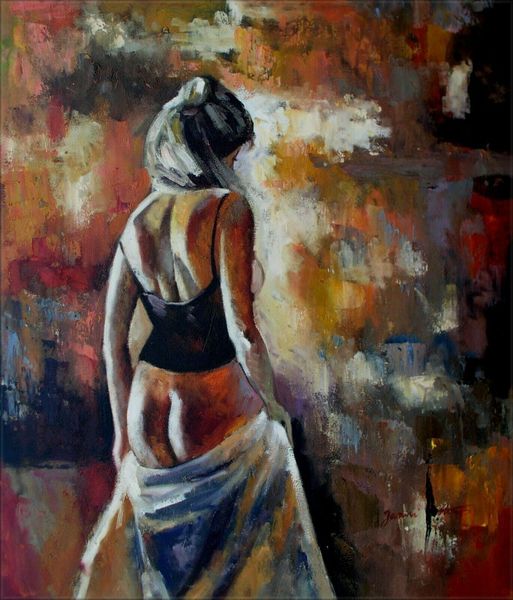 

nude female rear home decor handcrafts /hd print oil painting on canvas wall art picture , f2012030