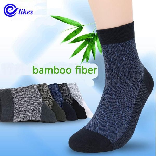 

3pairs bamboo fibre odorless socks commercial men socks male sweat absorbing breathability uv protection man, Black