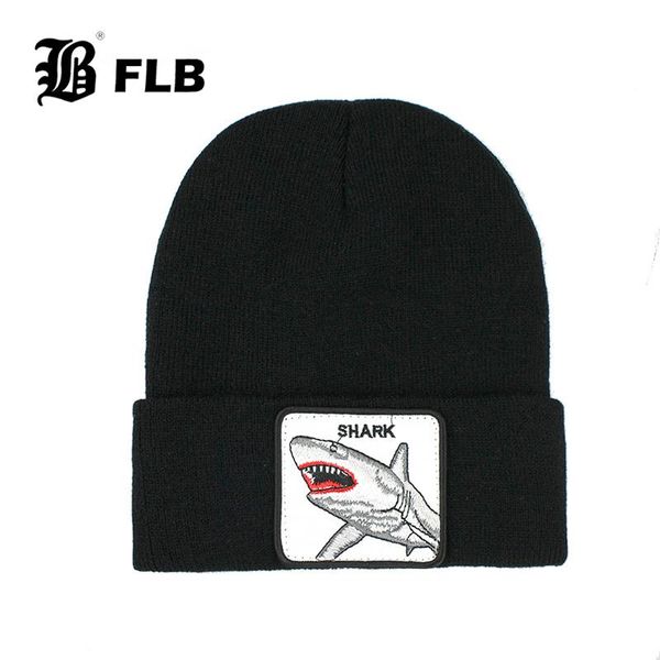 

flb] new animal beanie hat women winter warm knitting hats for men hip hop caps skullies cap bonnet hat sqczqc, Black;white
