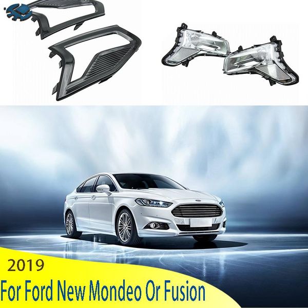 

led daytime driving light for new mondeo for or fusion 2020 drl 2 pcs 6000k fog lights white day light