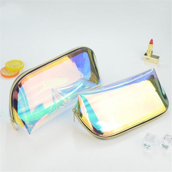 

cosmetic bags & cases korean tpu laser symphony waterproof lady's handbag1