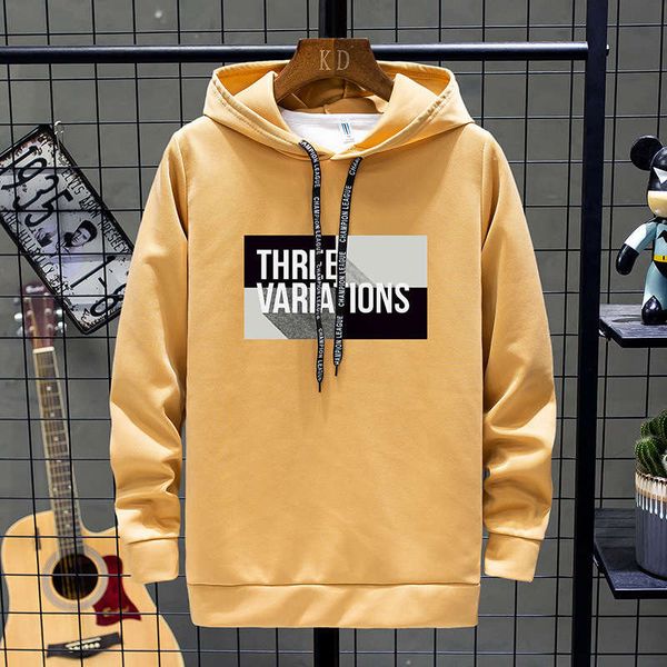 

new style pullover hooded men's sweater in fall of 2019, Gray