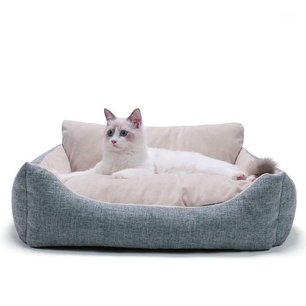 

new cat's nest dog's nest plush winter pet's mat cat's pet supplies1