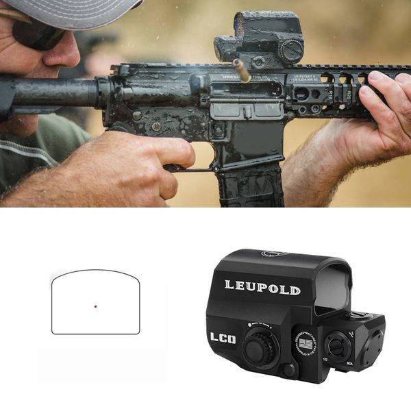 

leupold lco red dot holographic reflex sight fit all 20mm rail mount outdoor hunting scope rifle collimator sights