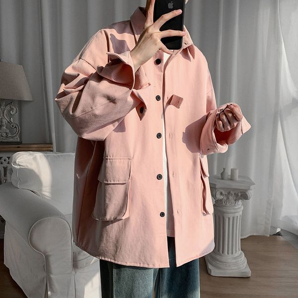 

spring 2021 men's and new autumn teen student jacket abfz, Black;brown