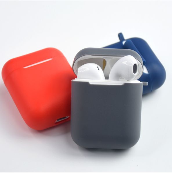 

applicable to apple i9s/i10/i11/i12 ultra-thin protective case wireless bluetooth airpods earphone sleeves silicone case