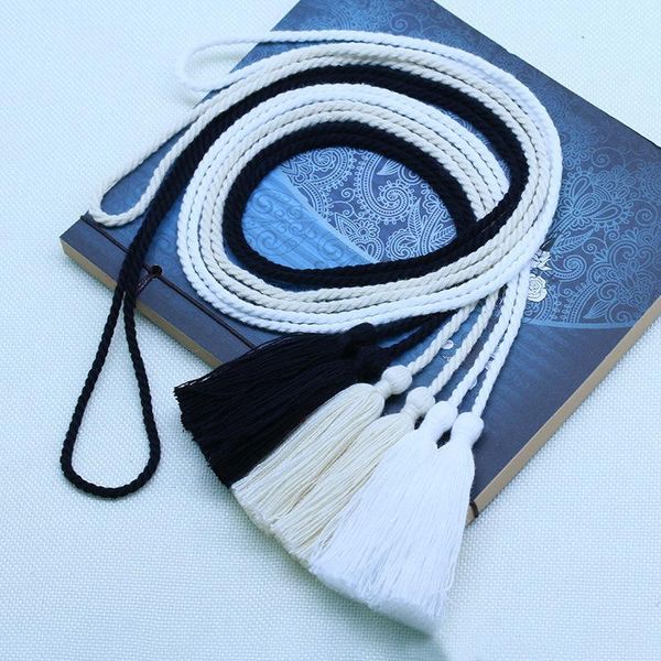 

3 15pcs 134cm cotton long rope double end tassel fringe diy craft garment sewing accessories decor fringe trim curtain tassels h wmtdjq