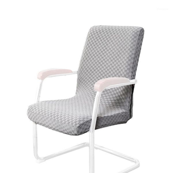 

modern dustproof computer seat office chair cover armchair home removable soft stretch slipcovers knitted jacquard anti slip1