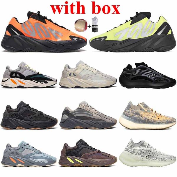 

with box kanye west 700 380 men women running shoes alvah mauve orange phosphor utility black wave runner mens trainers sport sneakers 36-45