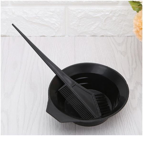

2 pcs hair dye color brush bowl combo coloring brush kit set tint too jlltoq, Silver
