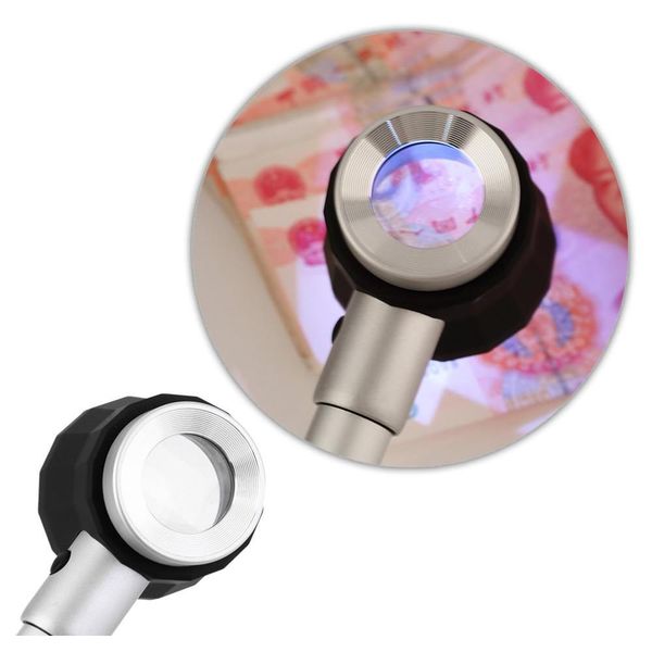 

45x optical glass led lighted magnifier jewelers tools loupe qylwoq bwkf